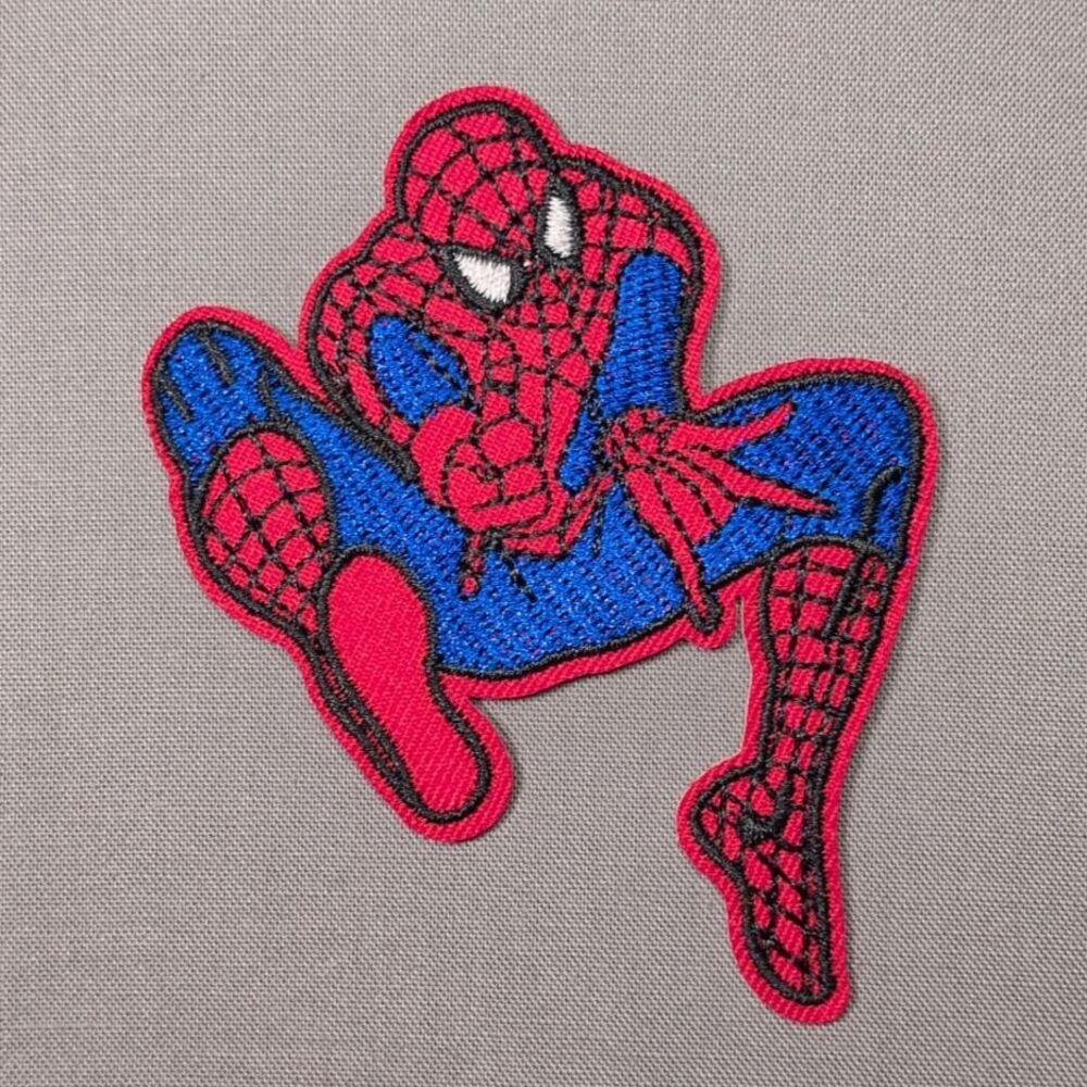 Spiderman Embroidered Iron On Patch | Superhero Patch